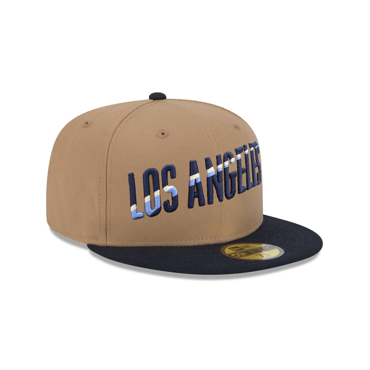 Los Angeles Angels City Connect Wordmark Khaki 59FIFTY Fitted Hat - New Era - 23310541101