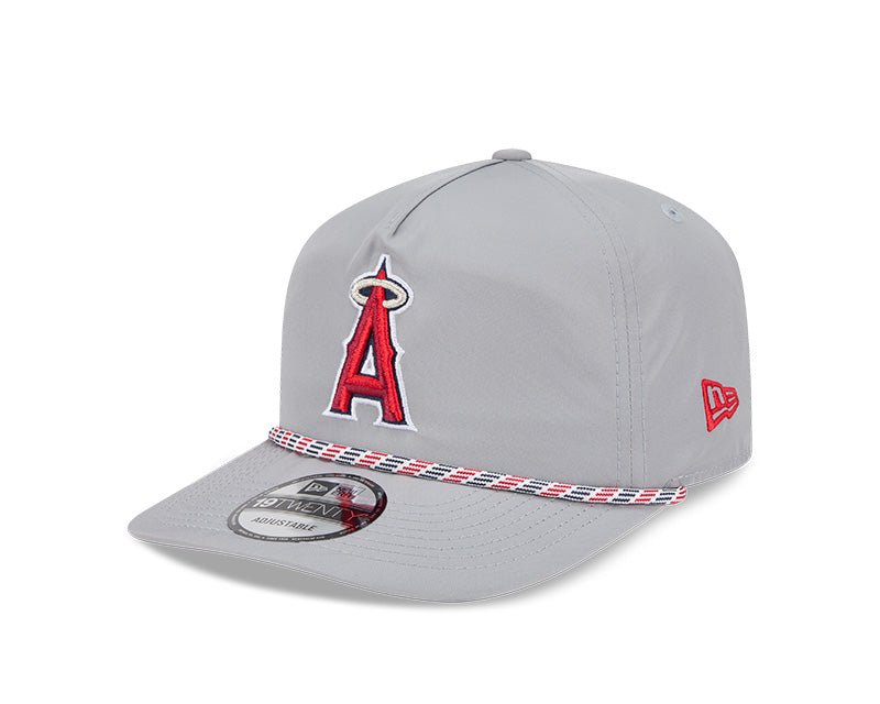 Los Angeles Angels Gray New Era 19TWENTY Rope Snapback Hat - New Era -