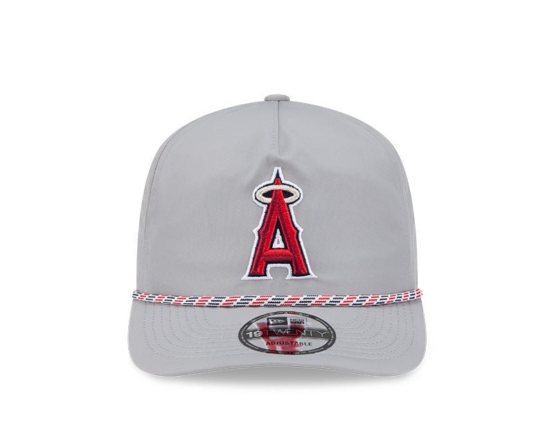 Los Angeles Angels Gray New Era 19TWENTY Rope Snapback Hat - New Era -