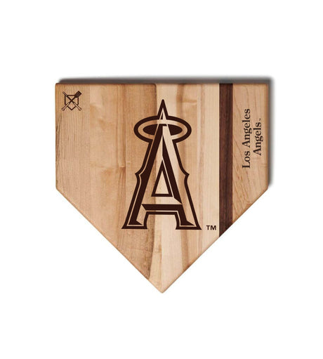 Los Angeles Angels Home Plate Cutting Boards | Multiple Sizes | Multiple Designs - Baseball BBQ -