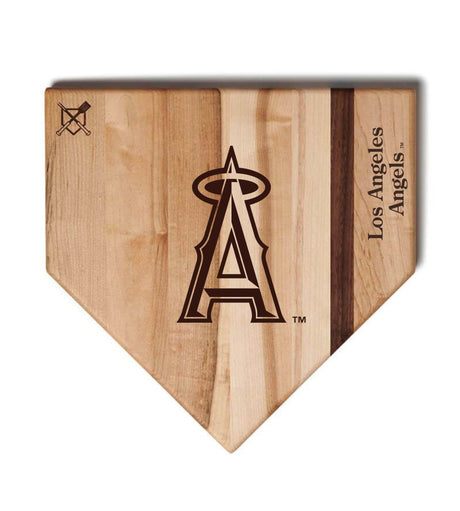 Los Angeles Angels Home Plate Cutting Boards | Multiple Sizes | Multiple Designs - Baseball BBQ -