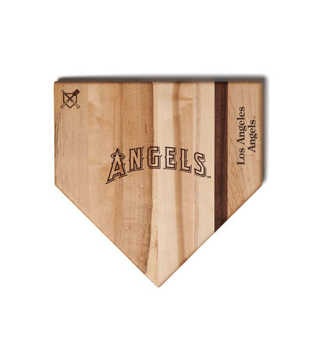 Los Angeles Angels Home Plate Cutting Boards | Multiple Sizes | Multiple Designs - Baseball BBQ -
