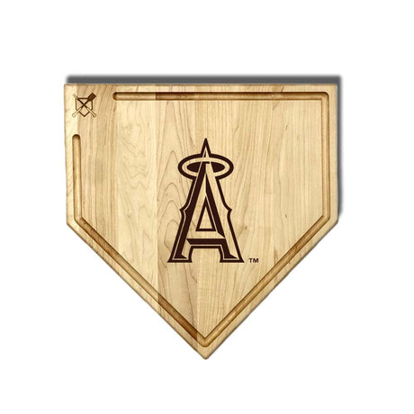 Los Angeles Angels Home Plate Cutting Boards | Multiple Sizes | Multiple Designs - Baseball BBQ -
