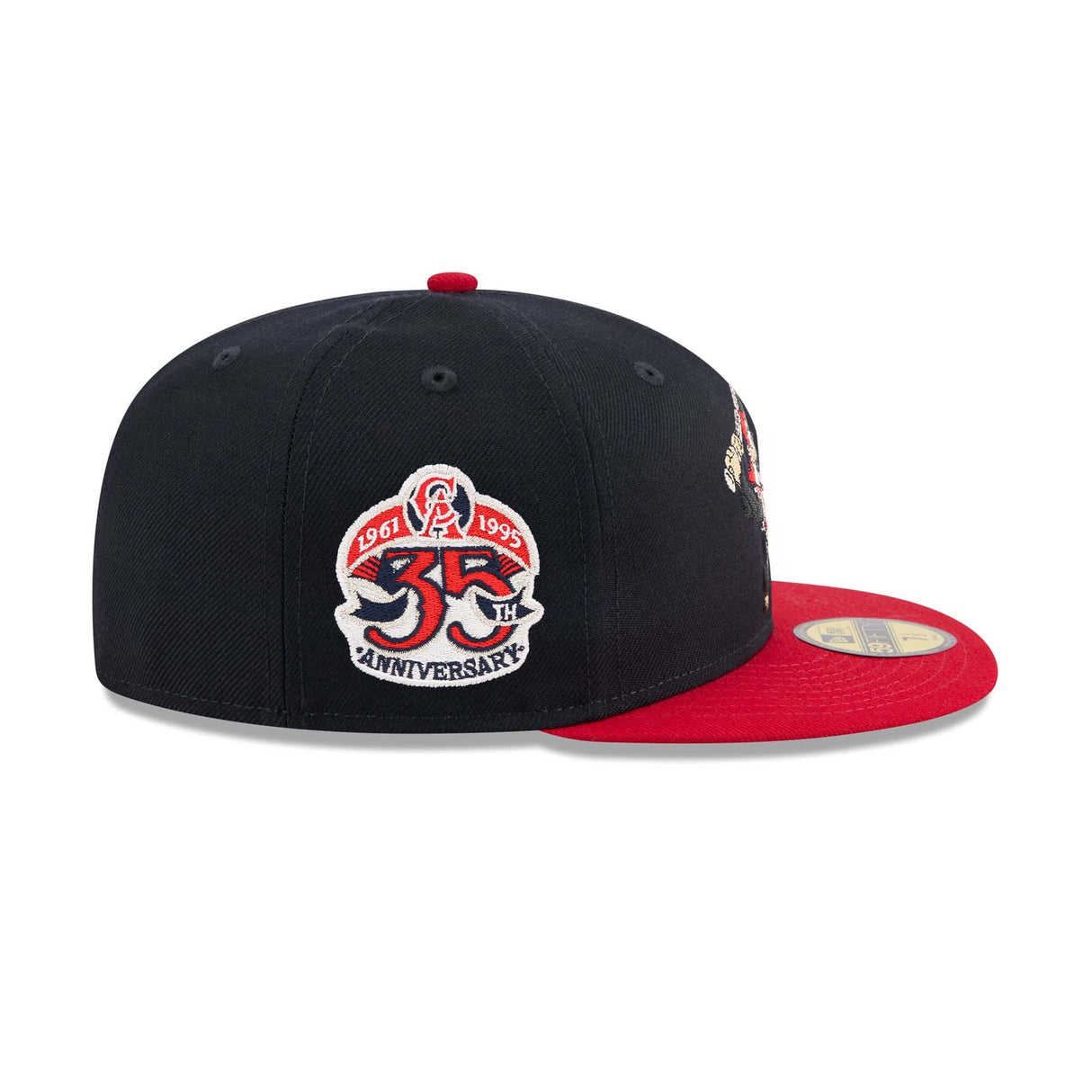 Los Angeles Angels Mascot 35th Anniversary Patch 59FIFTY Fitted - Navy & Red - New Era -
