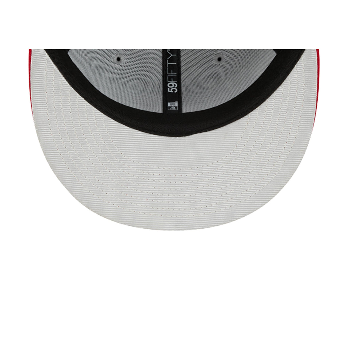 Los Angeles Angels Metallic City Gray & Red 59FIFTY Fitted Hat - New Era - 23334740201