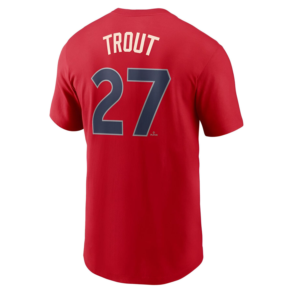 Los Angeles Angels Mike Trout 27 Nike City Connect - Fuse Name & Number T-Shirt - Nike -