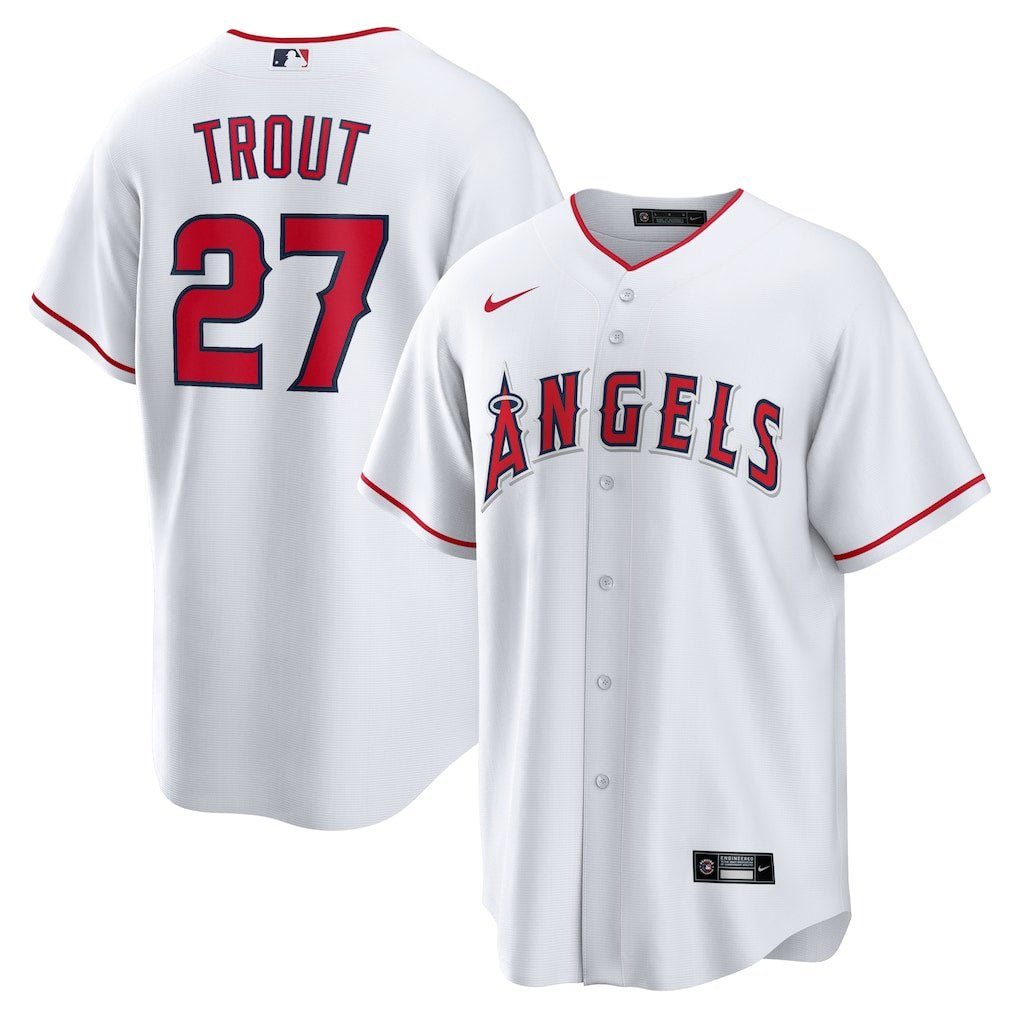 Los Angeles Angels Mike Trout Nike® White Replica Player Jersey - Nike -