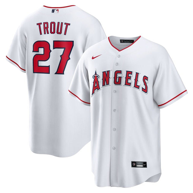 Los Angeles Angels Mike Trout Nike® White Replica Player Jersey - Nike -