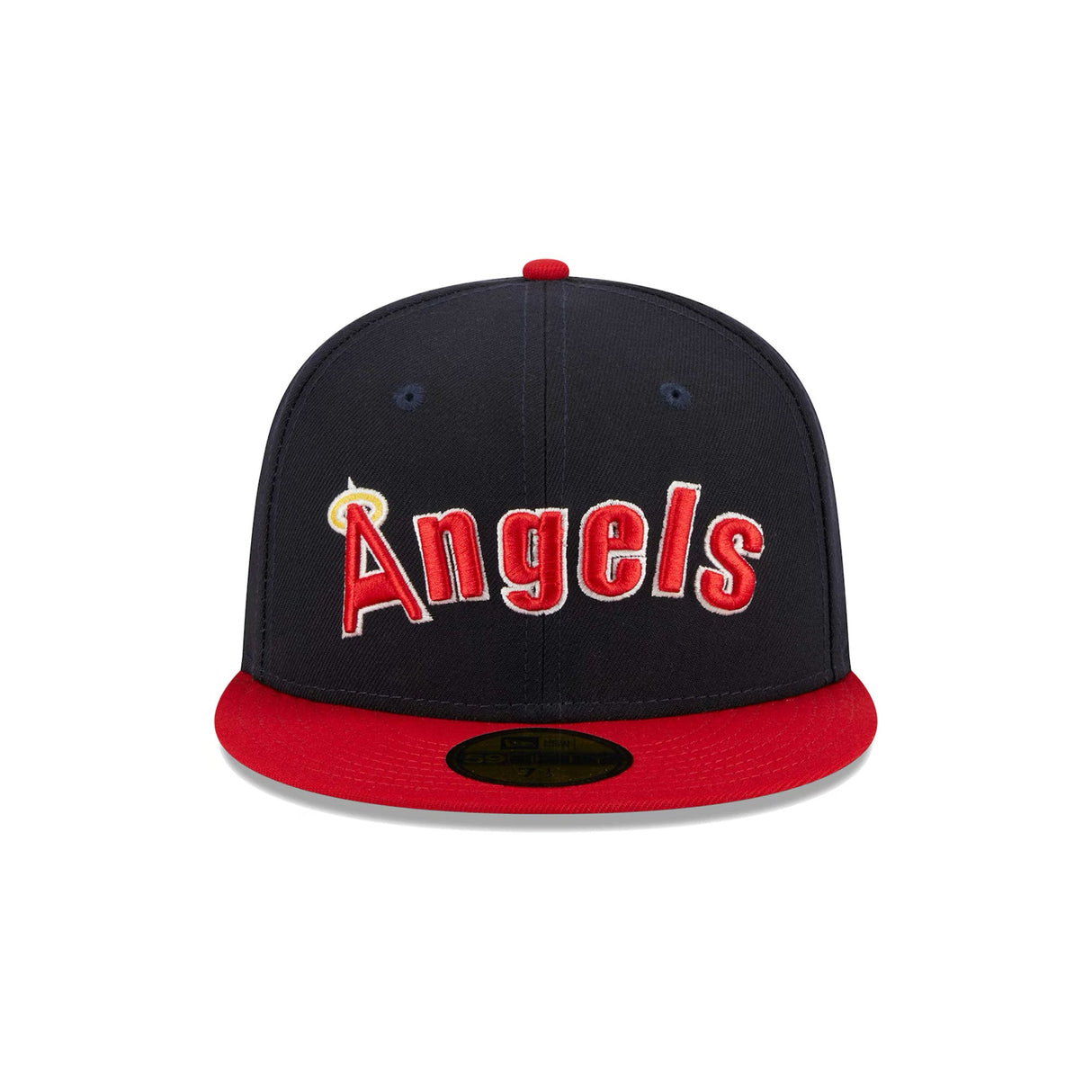 Los Angeles Angels Navy Red Cooperstown Collection 59FIFTY Fitted Hat - New Era - 23332640201