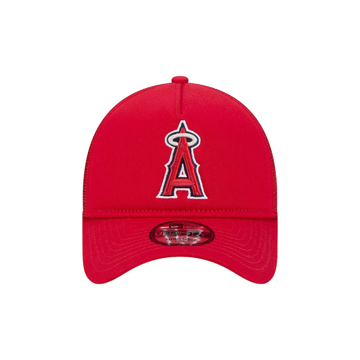 Los Angeles Angels Red 9FORTY A-Frame Snapback Trucker Hat - New Era - 23013240401