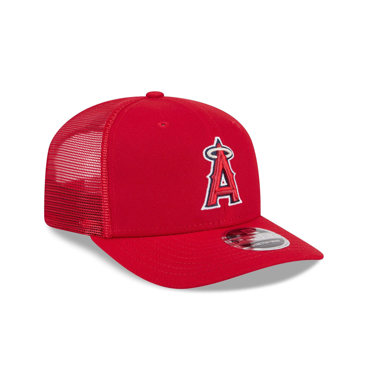 Los Angeles Angels Red 9SEVENTY Stretch - Snap Trucker Hat - New Era - 23012440201