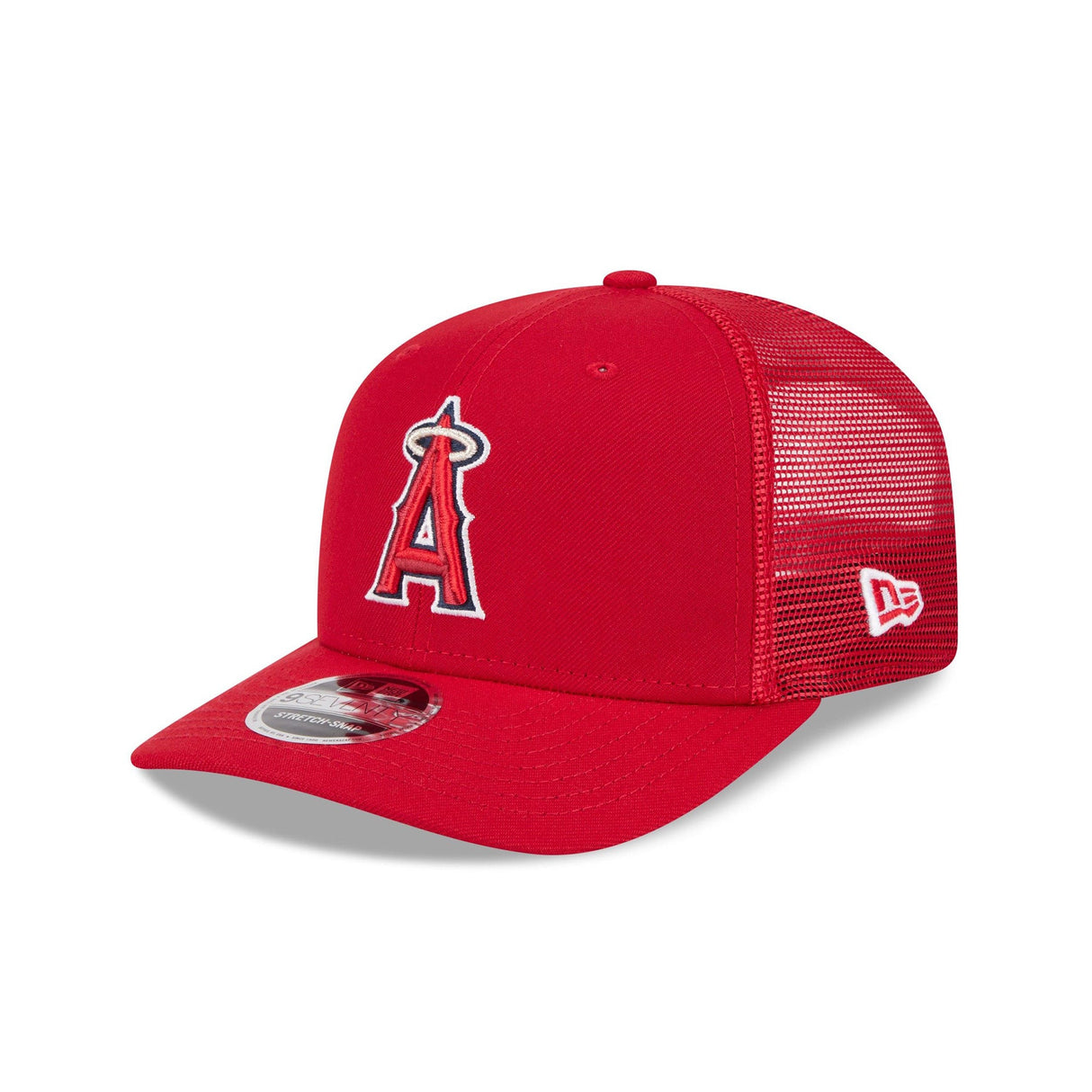 Los Angeles Angels Red 9SEVENTY Stretch - Snap Trucker Hat - New Era - 23012440201