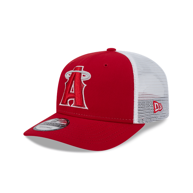 Los Angeles Angels Red 9SEVENTY Trucker Snapback - New Era -
