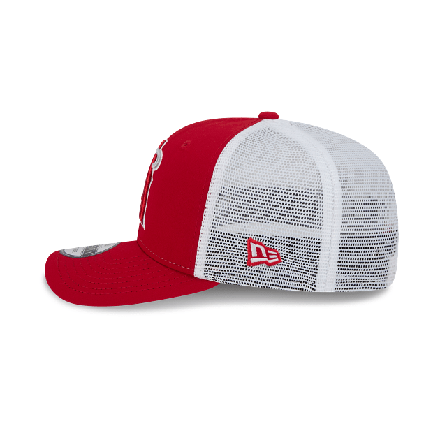Los Angeles Angels Red 9SEVENTY Trucker Snapback - New Era -