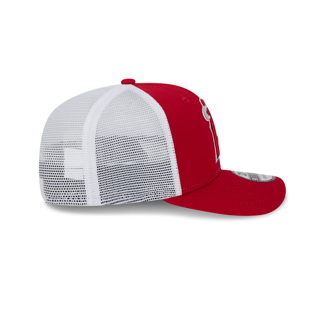 Los Angeles Angels Red 9SEVENTY Trucker Snapback - New Era -