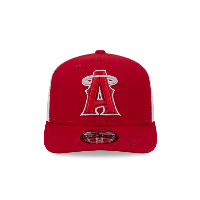 Los Angeles Angels Red 9SEVENTY Trucker Snapback - New Era -