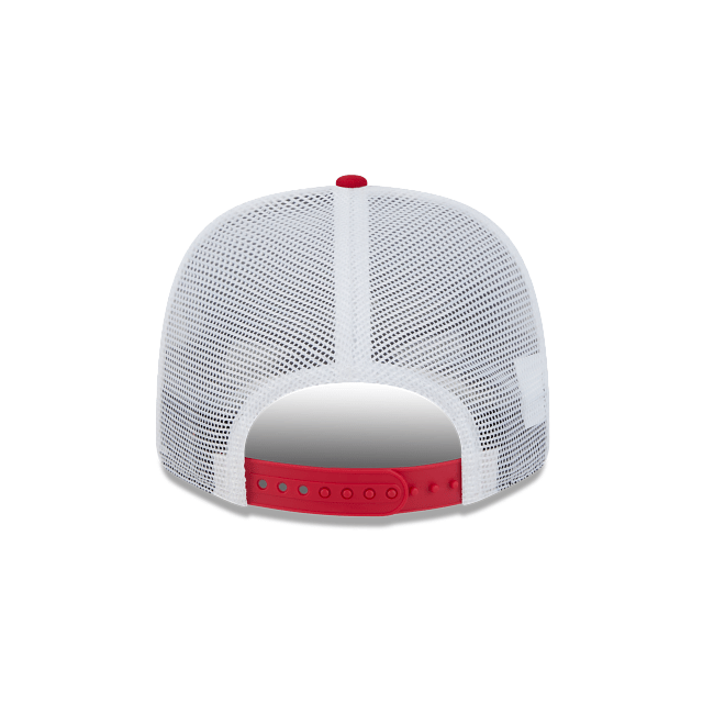 Los Angeles Angels Red 9SEVENTY Trucker Snapback - New Era -