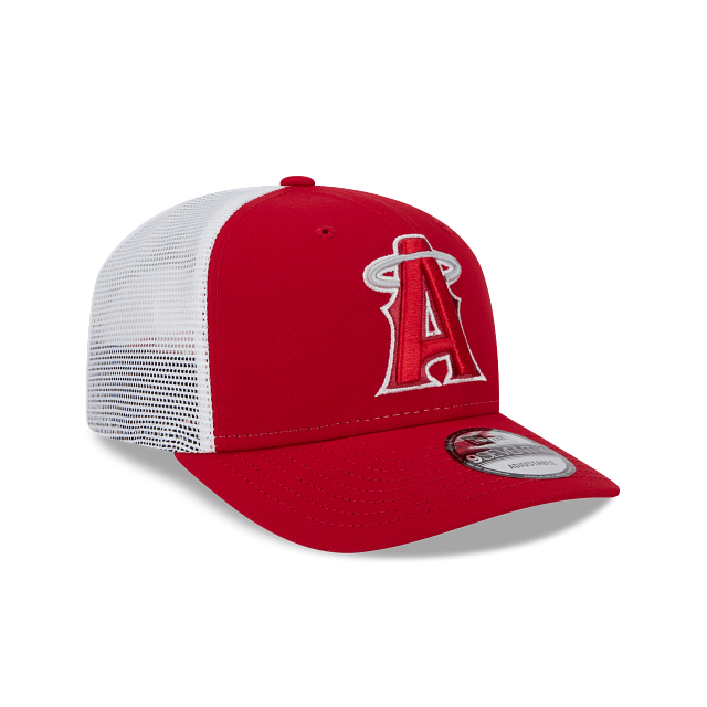 Los Angeles Angels Red 9SEVENTY Trucker Snapback - New Era -