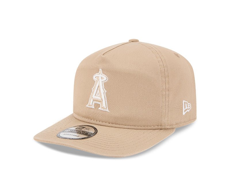 Los Angeles Angels Tan New Era 19TWENTY Snapback Hat - New Era -
