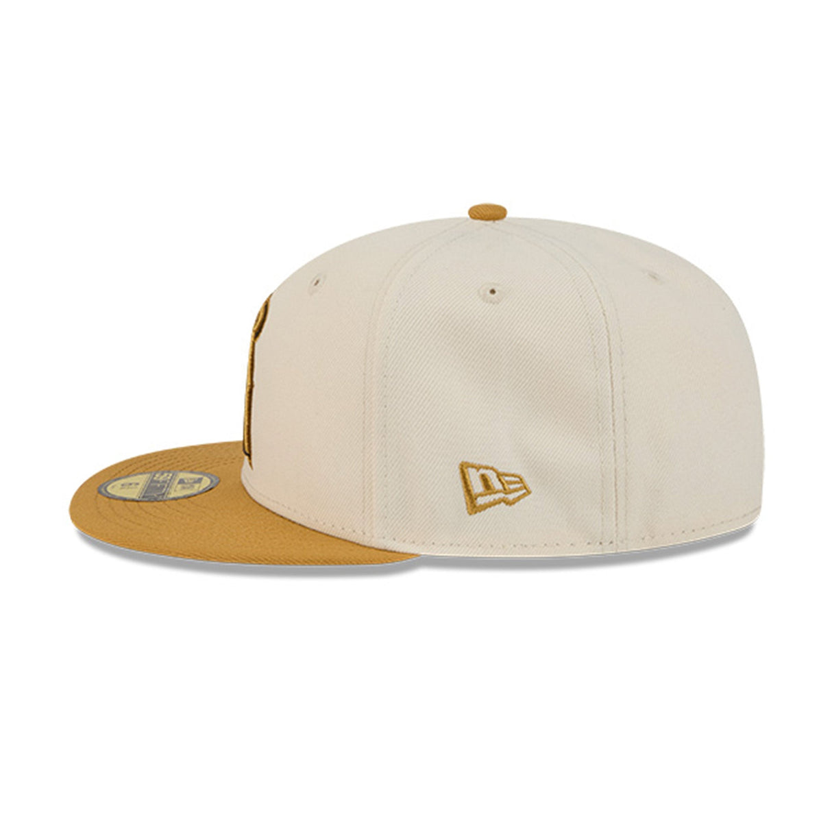 Los Angeles Angels Two - Tone Cream & Gold 59FIFTY Fitted Hat - New Era - 23011040202