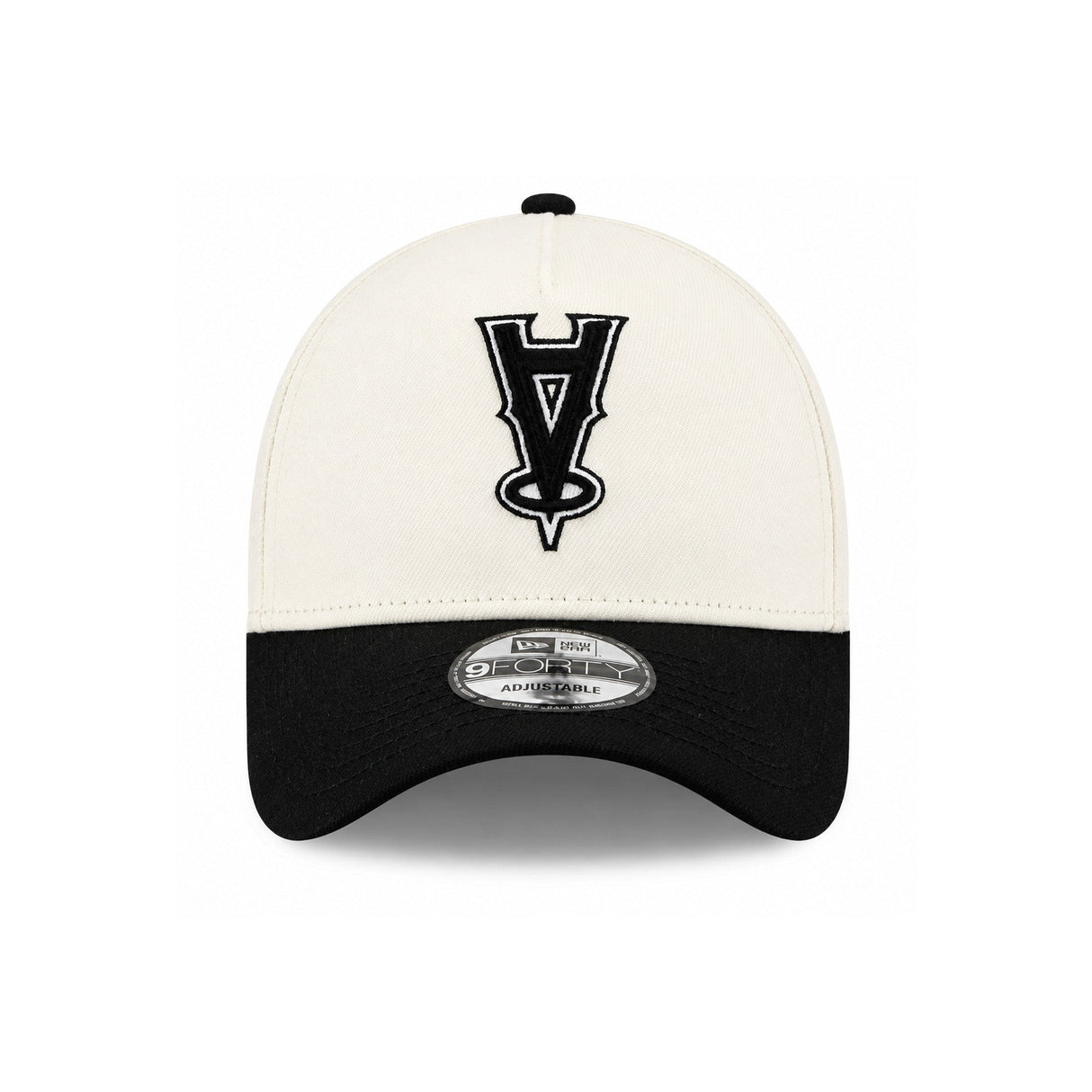 Los Angeles Angels Upside Down Logo 60th Anniversary Chrome Black 9FORTY A-Frame Snapback Hat - New Era - 23014140203