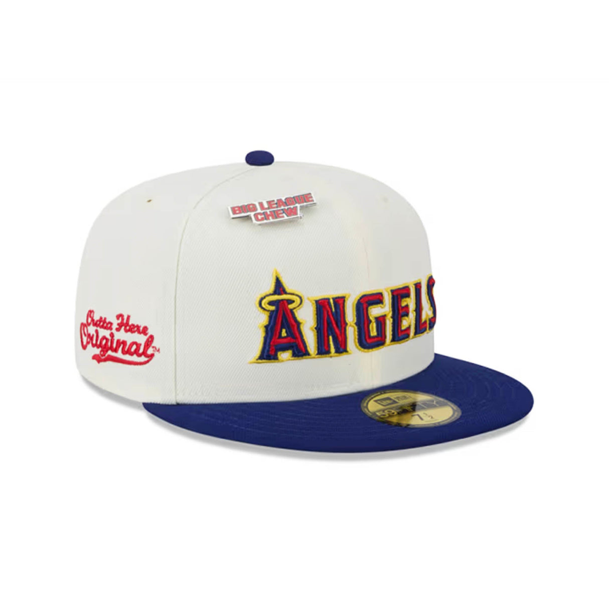 Los Angeles Angels White Big League Chew 59FIFTY Fitted - New Era -