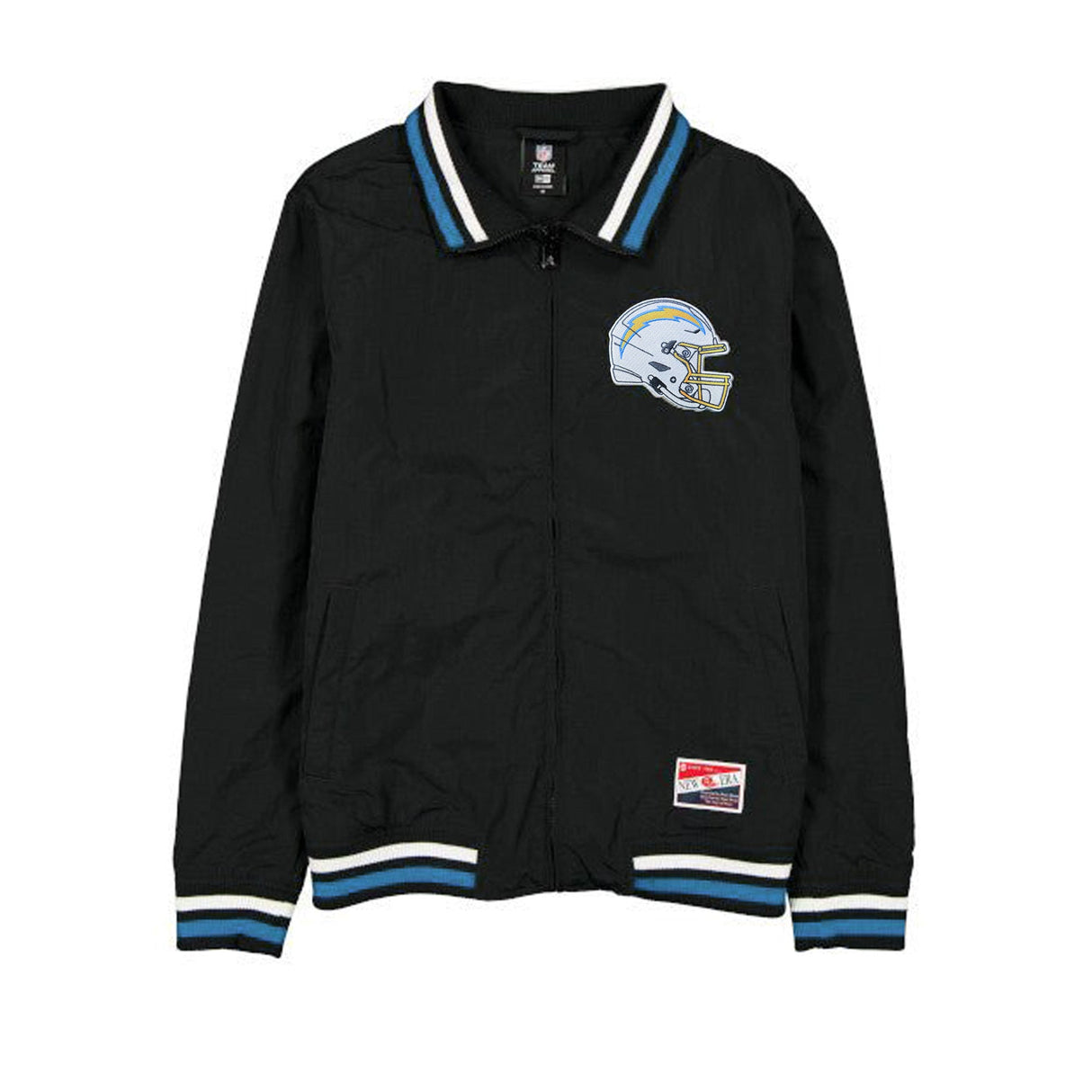 Los Angeles Chargers Black Throwback Jacket - New Era - 23940310901