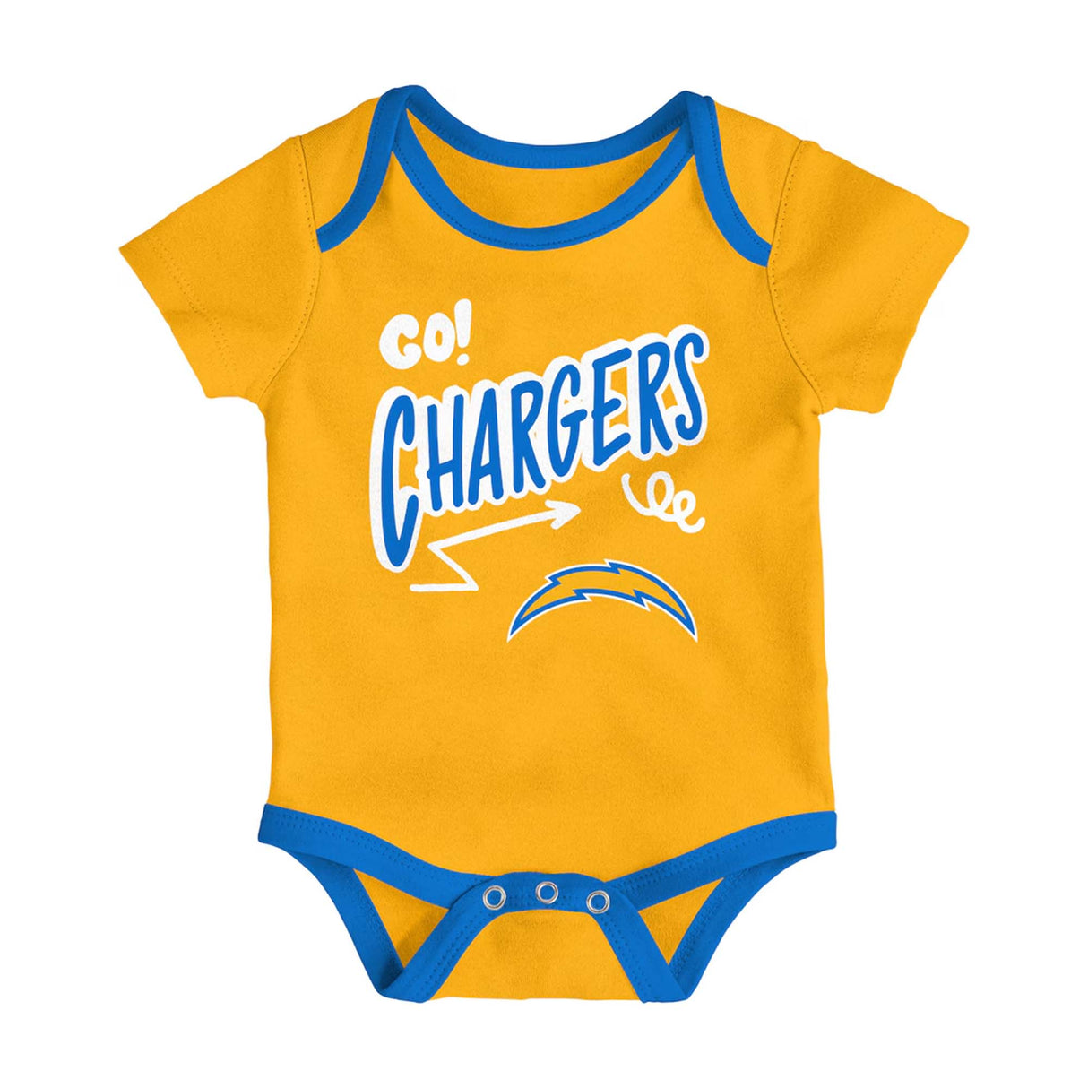 Los Angeles Chargers Infant All Day Play 3 - Piece Bodysuit Set - NFL - 24330110901