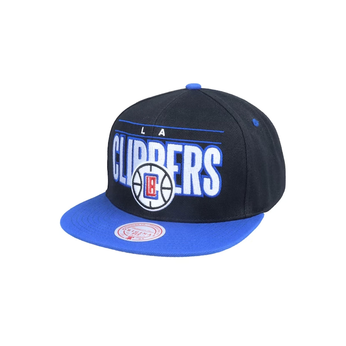 Los Angeles Clippers Billboard Classic Black/Blue Snapback - Mitchell & Ness -