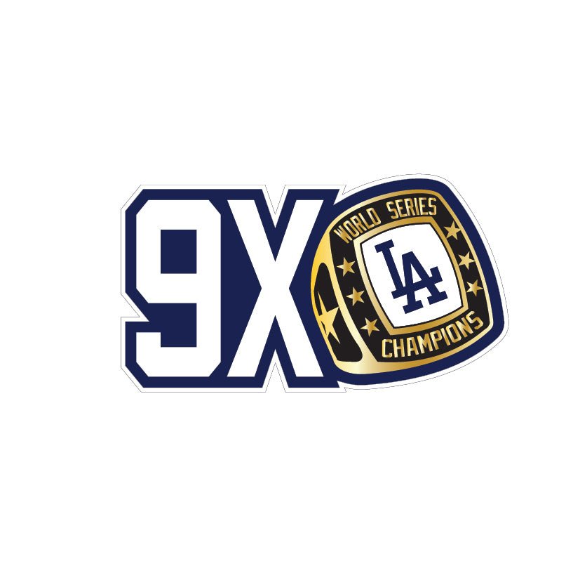 Los Angeles Dodgers 2025 9X World Series Champs Ring Patch Royal 59FIFTY - New Era -