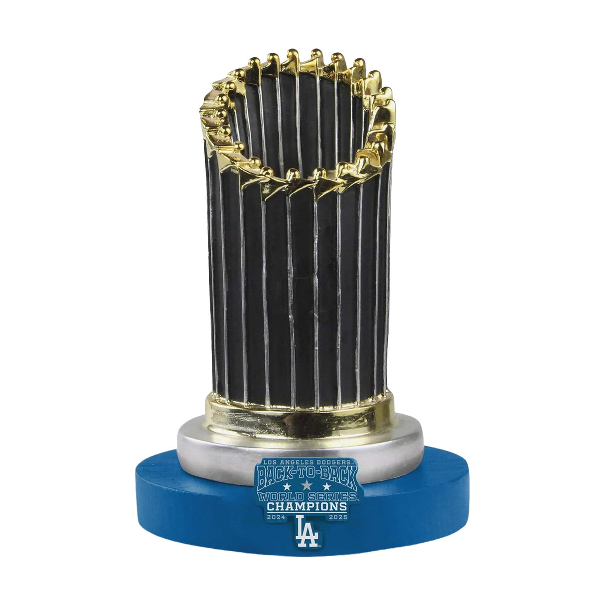 Los Angeles Dodgers 2025 World Series Back - to - Back Champions Trophy Paperweight - Wincraft - 31221741103