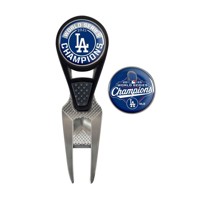 Los Angeles Dodgers 2025 World Series Champions CVX Golf Divot Repair Tool & Markers - Wincraft - 31221141117