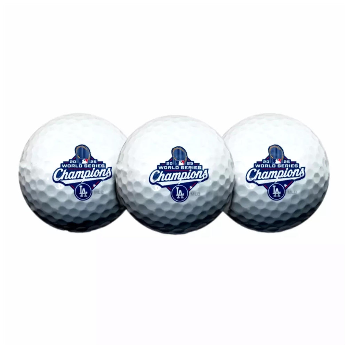 Los Angeles Dodgers 2025 World Series Champions Golf Balls - 3 Pack - Wincraft -