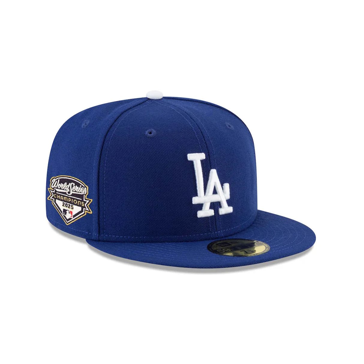 Los Angeles Dodgers 2025 World Series Champions Side Patch Blue 59FIFTY Fitted Hat - New Era - 312208411101