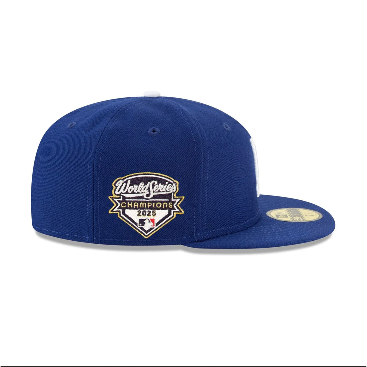 Los Angeles Dodgers 2025 World Series Champions Side Patch Blue 59FIFTY Fitted Hat - New Era - 312208411101