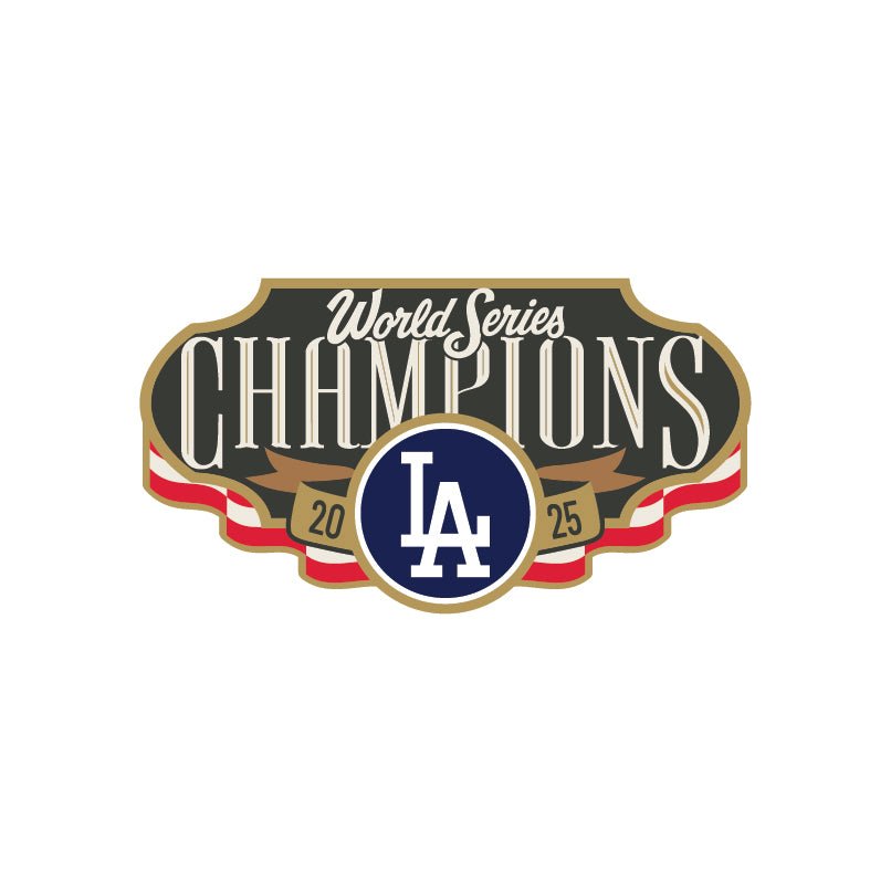 Los Angeles Dodgers 2025 World Series Champs Locker Room Patch Royal 59FIFTY - New Era -