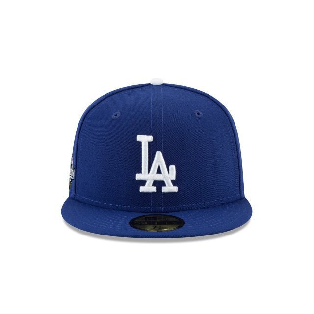 Los Angeles Dodgers 2025 World Series Side Patch Royal 59FIFTY Fitted Hat - New Era -