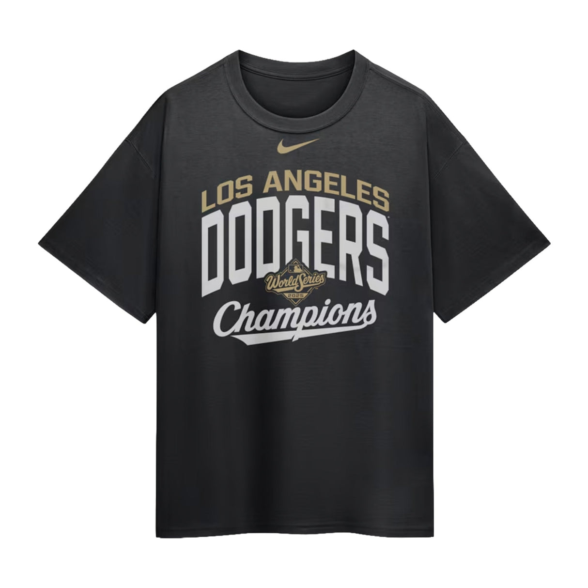 Los Angeles Dodgers 2026 Legacy Earned Black Heavyweight Nike T-Shirt - Nike - 312304411201