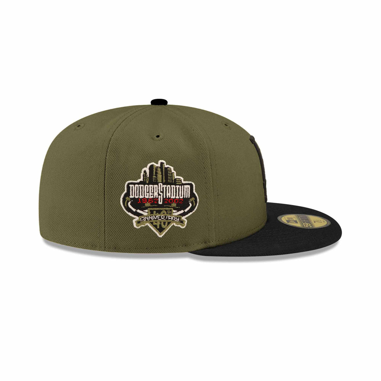 Los Angeles Dodgers 40th Patch Olive & Black "Field Issue" 59FIFTY Fitted Hat - New Era -
