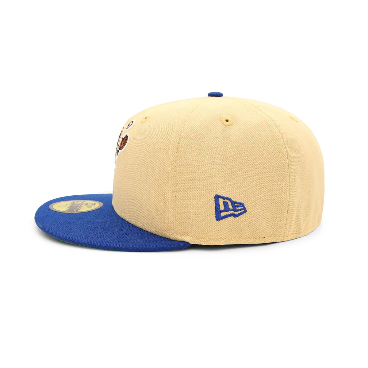 Los Angeles Dodgers 60th Anniversary Stadium Patch Beige 59FIFTY Fitted Hat - New Era - 23338241102
