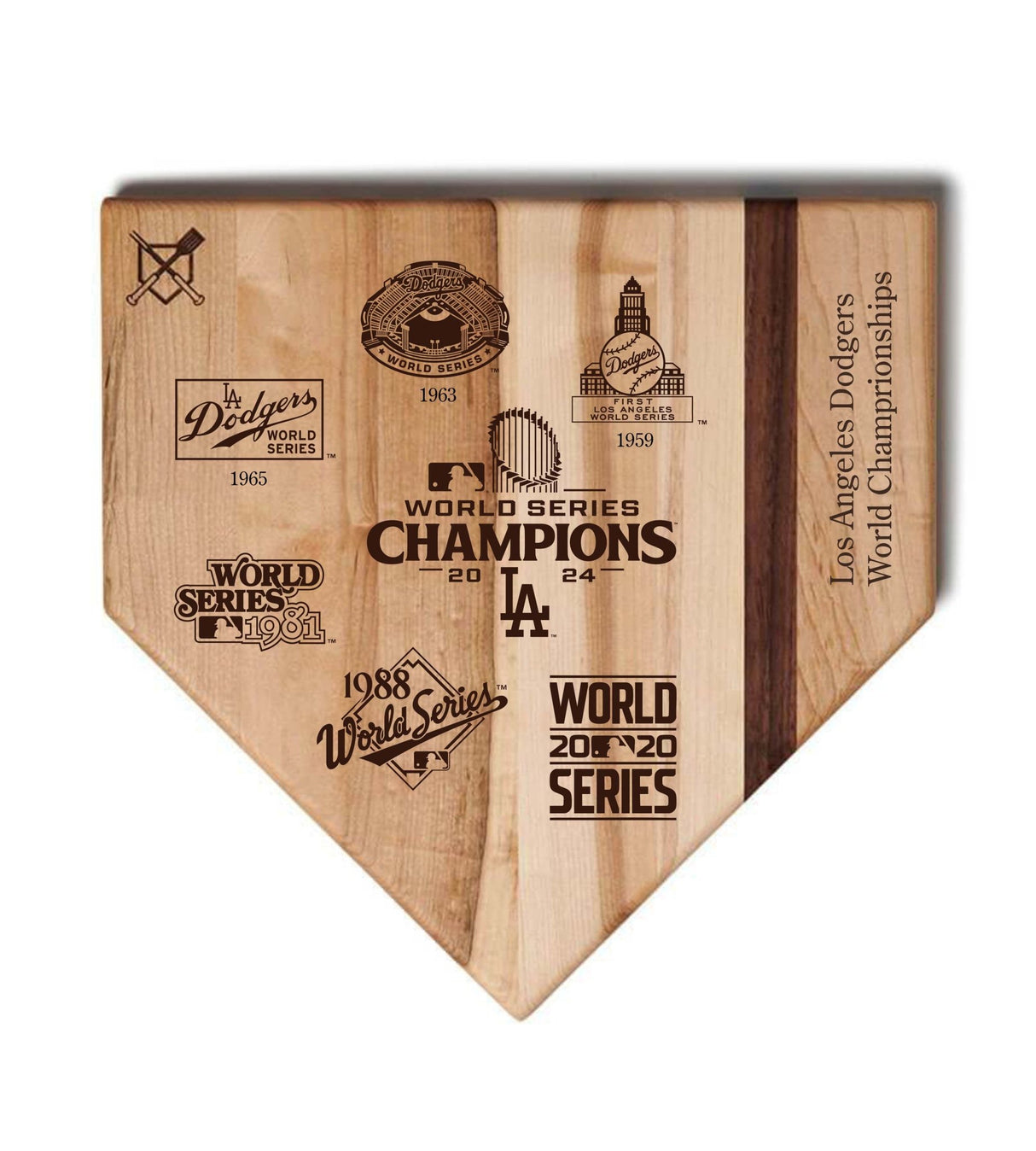 Los Angeles Dodgers 7 World Series Championships - Baseball BBQ -