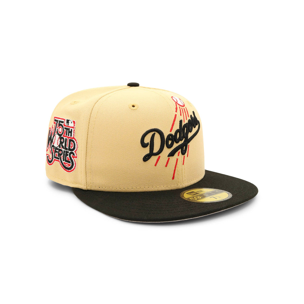 Los Angeles Dodgers 75th World Series Patch 59FIFTY Fitted - New Era -