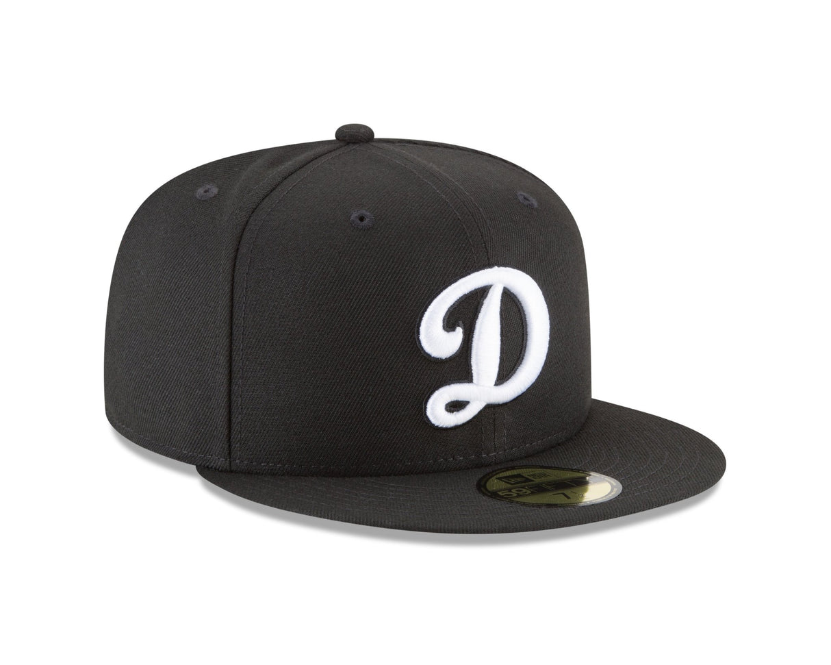 Los Angeles Dodgers Authentic Collection Alternate Logo Black and White 59FIFTY Fitted - New Era -