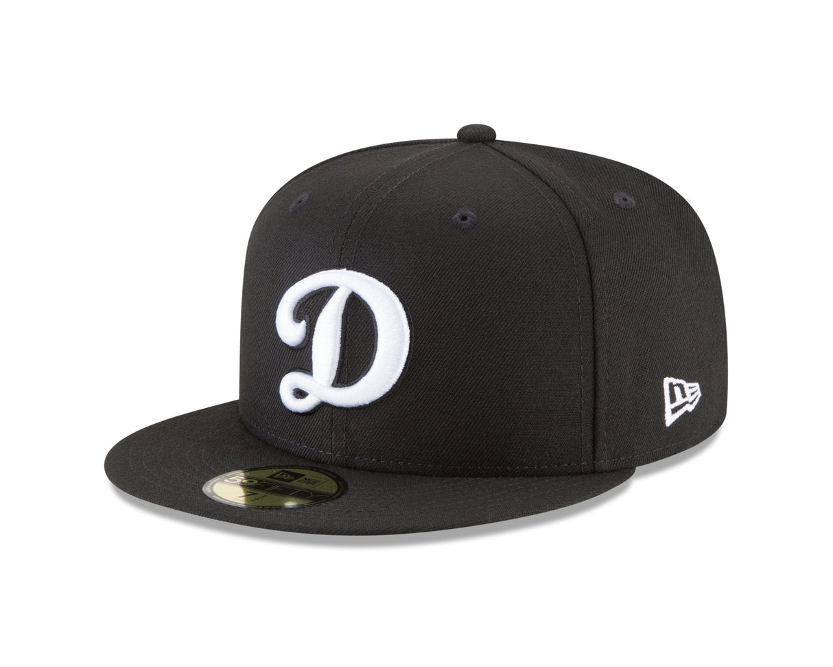 Los Angeles Dodgers Authentic Collection Alternate Logo Black and White 59FIFTY Fitted - New Era -