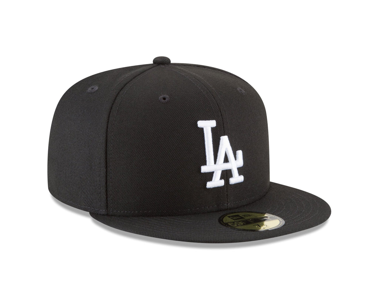 Los Angeles Dodgers Authentic Collection Black and White 59FIFTY Fitted - New Era -