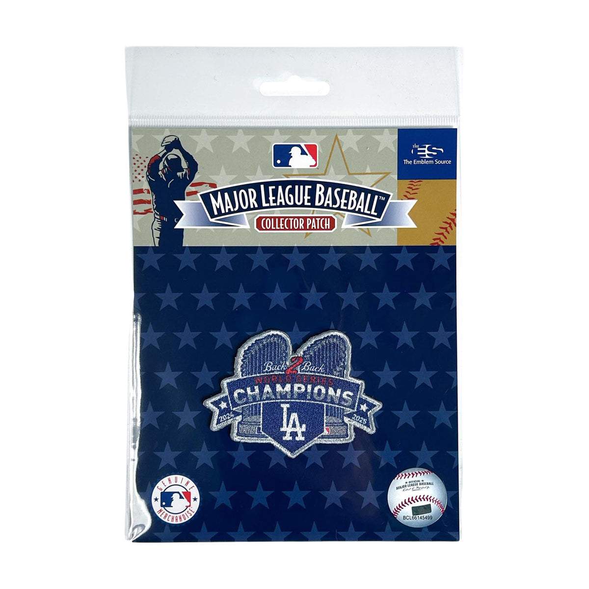 Los Angeles Dodgers B2B 24/25 Celebration 2" Collector Patch