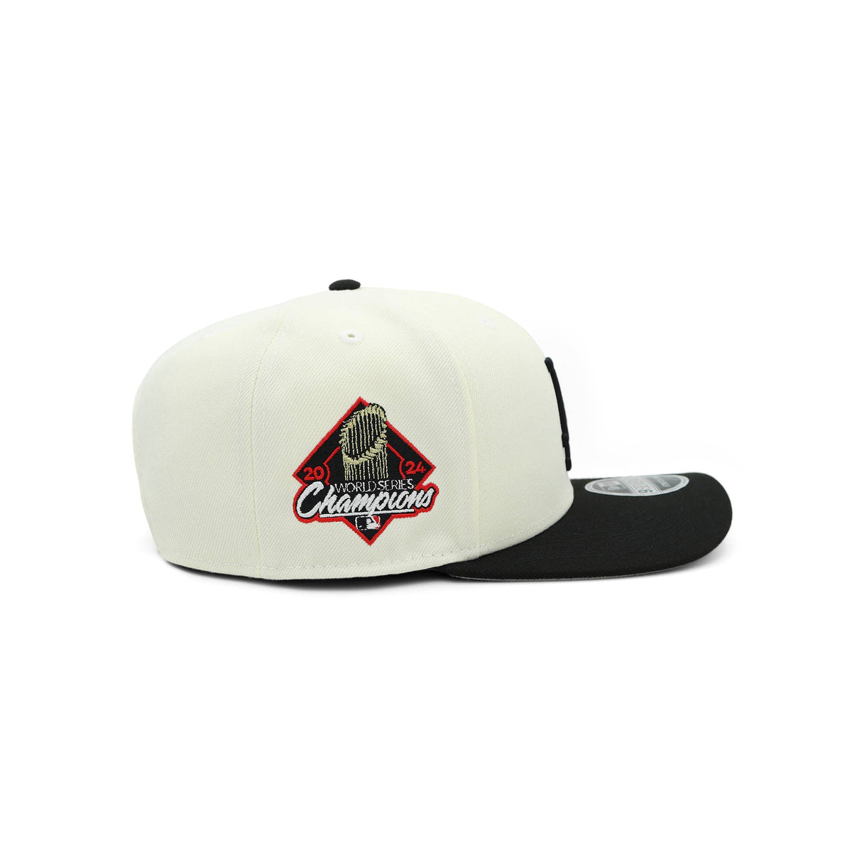 Los Angeles Dodgers Black and Bone 9SEVENTY A-Frame Snapback - New Era - 239901411