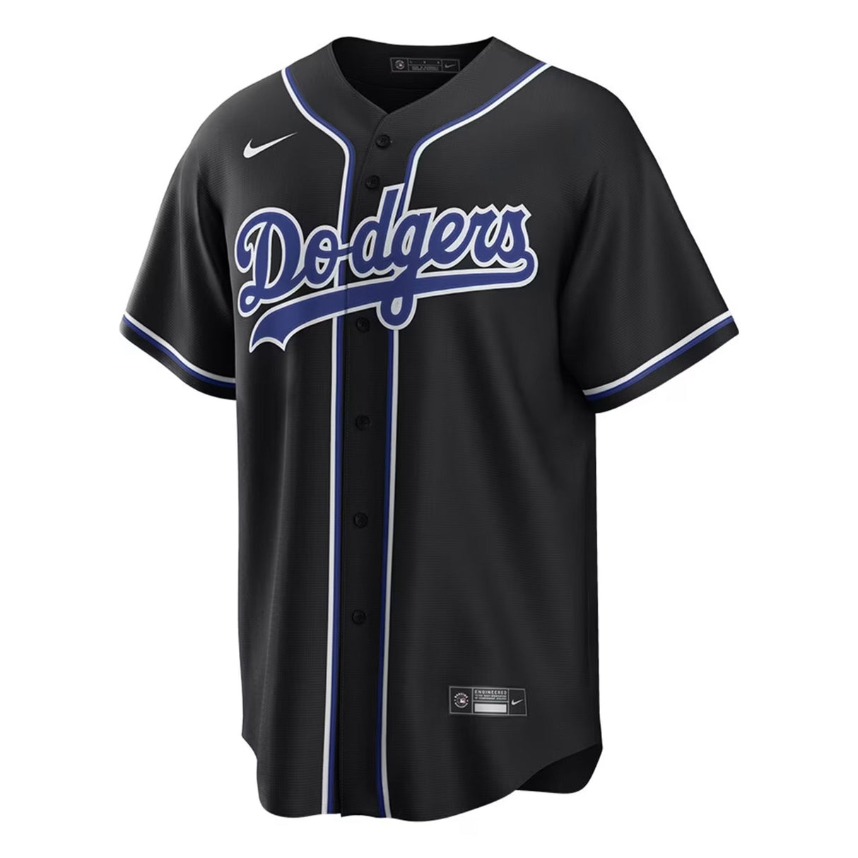 Los Angeles Dodgers Black " Lights Out " Nike® Official Team Replica Jersey - Nike -