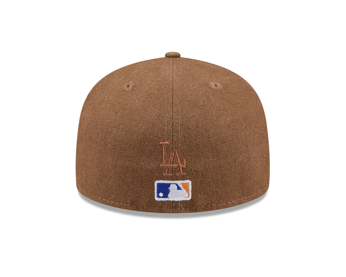 Los Angeles Dodgers Canvas Camel 59FIFTY Fitted - New Era -