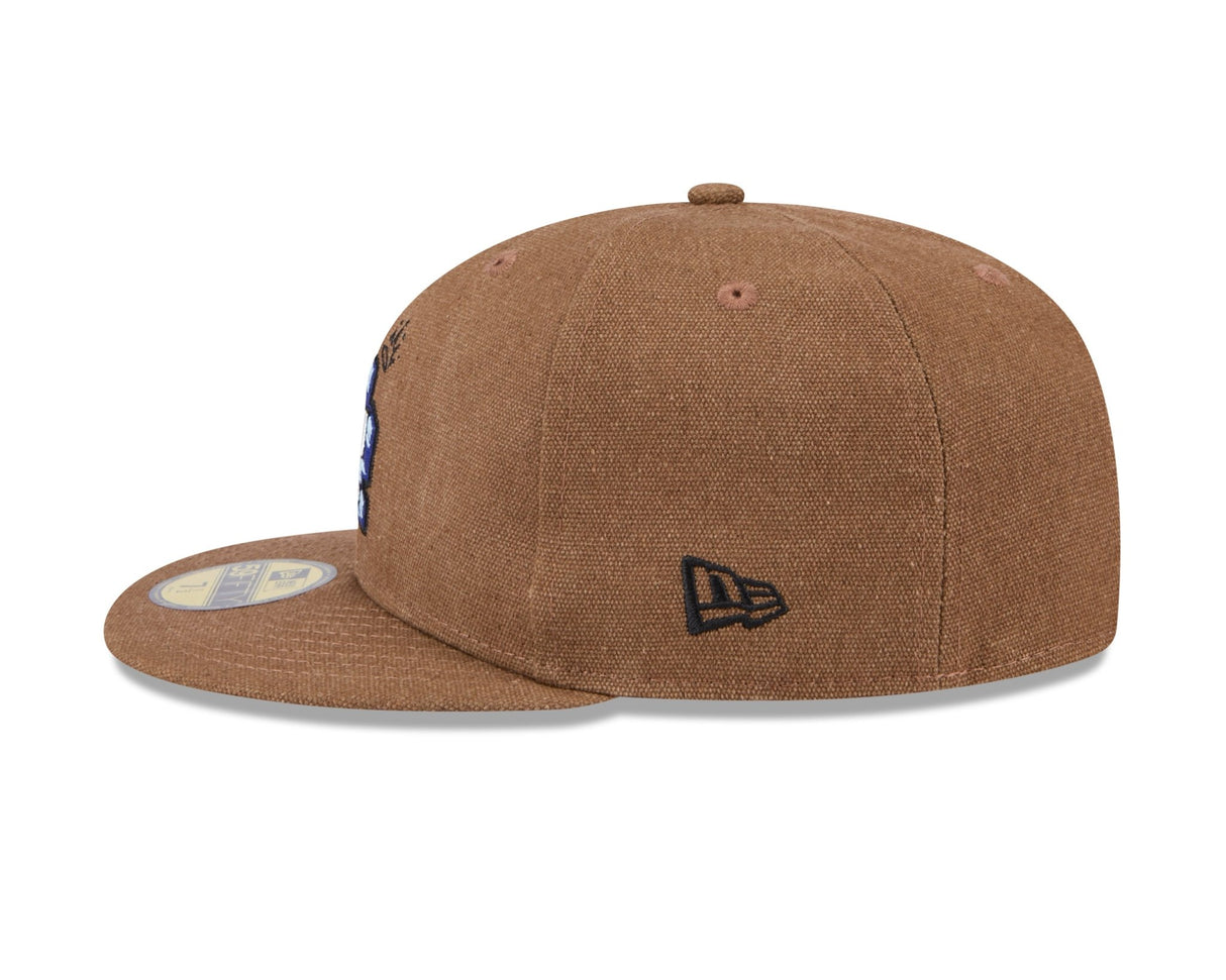 Los Angeles Dodgers Canvas Camel 59FIFTY Fitted - New Era -